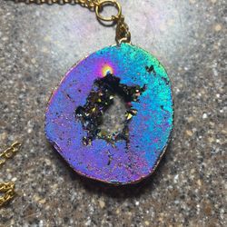 Genuine Quartz Crystal Necklace 