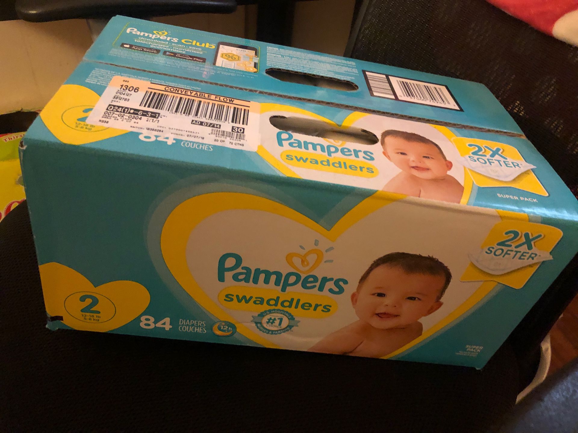 Pampers swaddlers Size 2