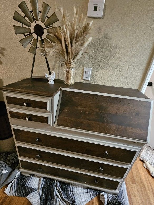 Desk Secretary Desk With Drawers And Storage
