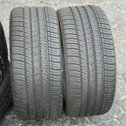 PAIR OF TIRE 245 35 19 MICHELIN 85% LIFE