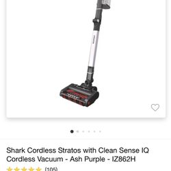 Shark Stratos Vacuum- New In Box 