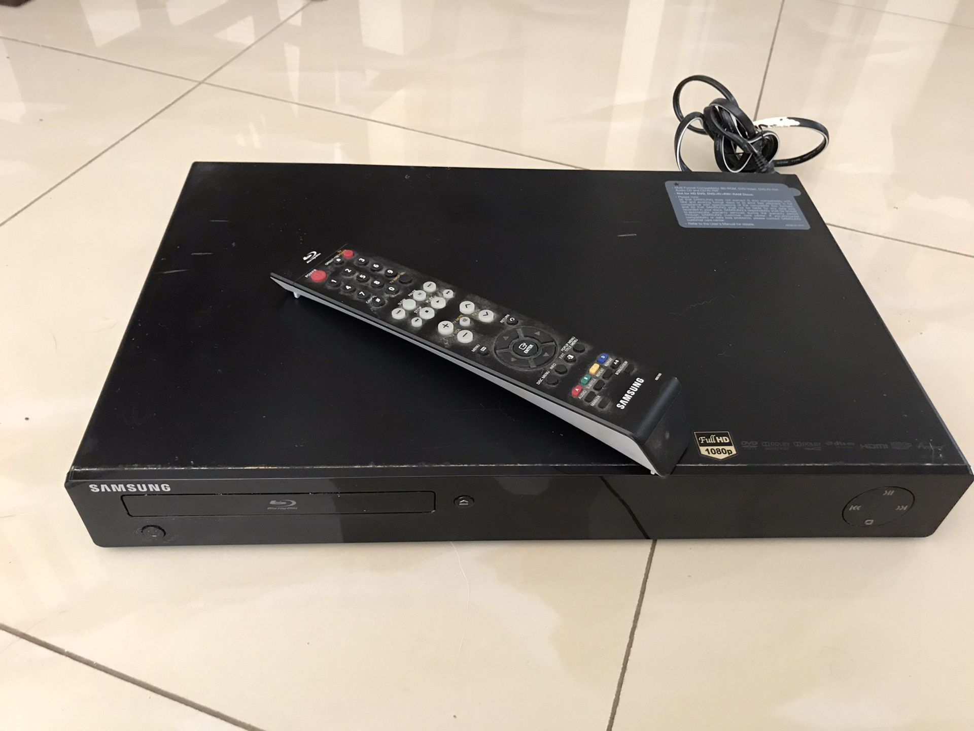 SAMSUNG Blue-Ray Disc player