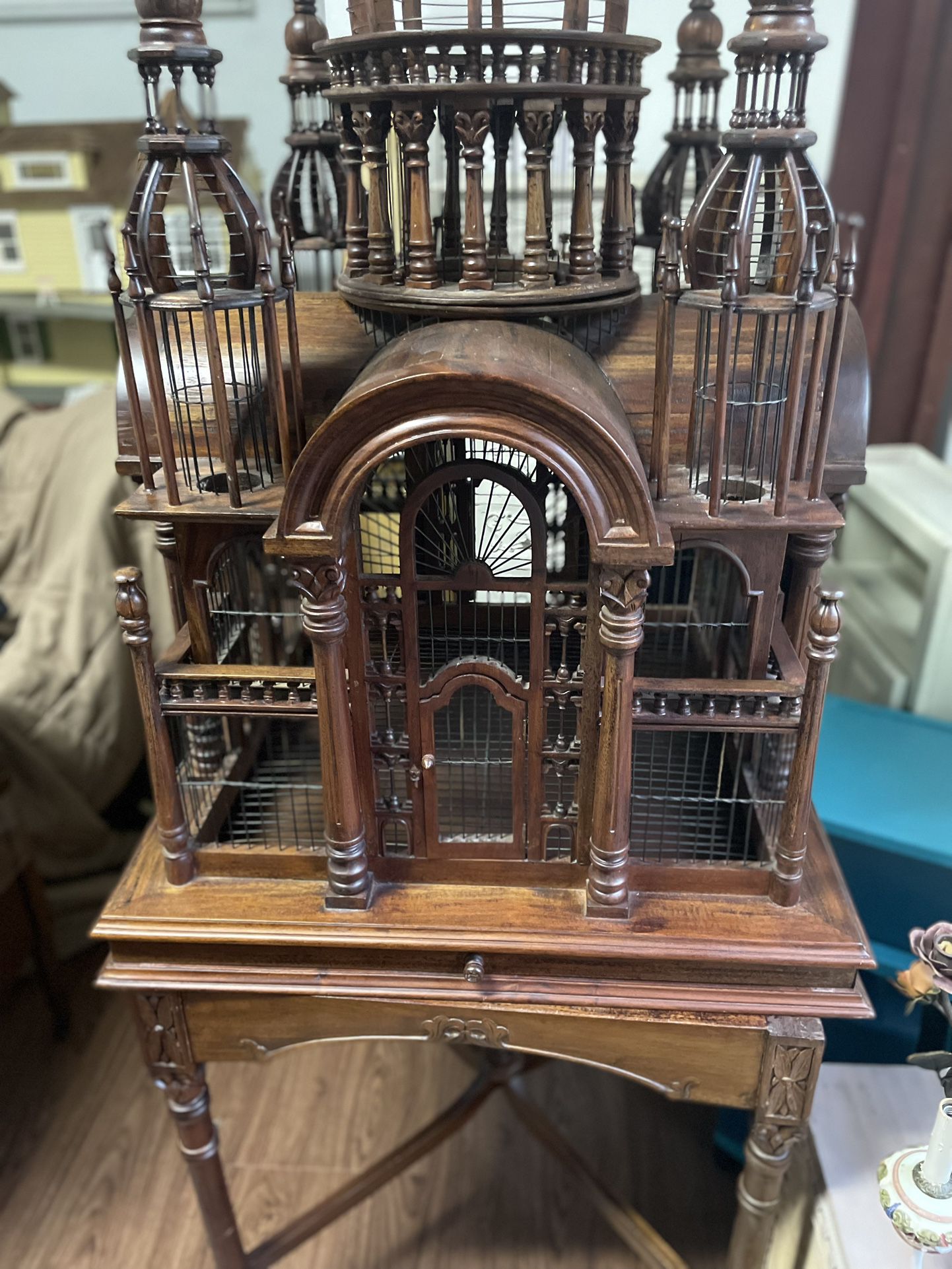 Bird Cage Victorian In Mahogany 