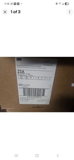 3M 23a 0.5 gal. Quat Disinfectant Cleaner Concentrate - Pleasant Scent (4/CT New
