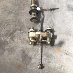 Antique Brass Facuet Gold Tone 