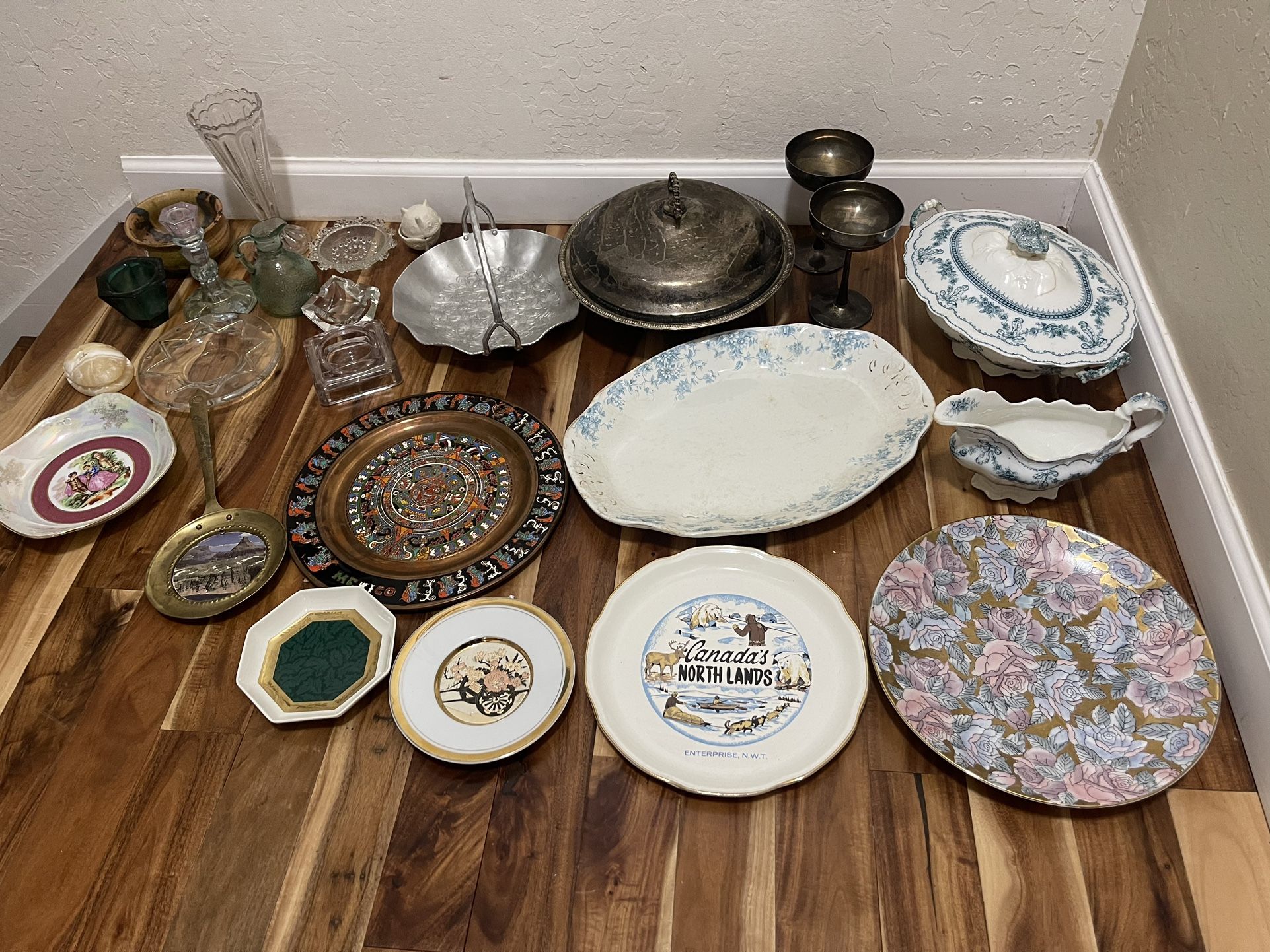Huge Lot Of Rare Antique Dishes 