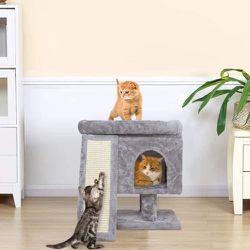 Cats Kittens Cave Condo Activity House Scratching Post Tower Tree Indoor Cats