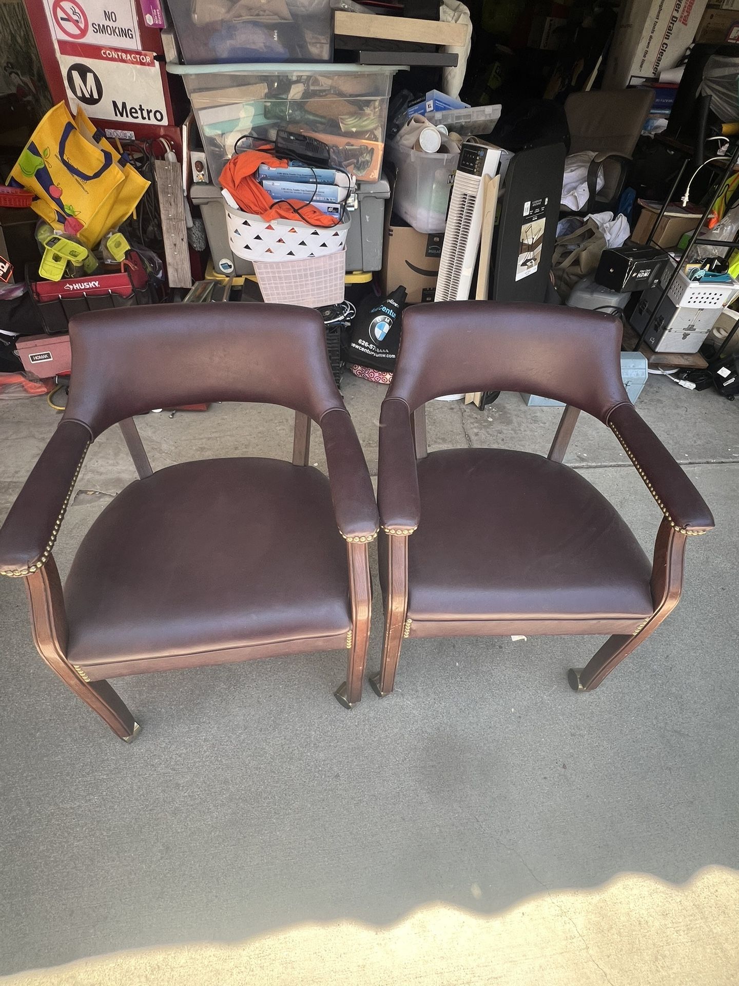 Set Of 2 Rolling Chair