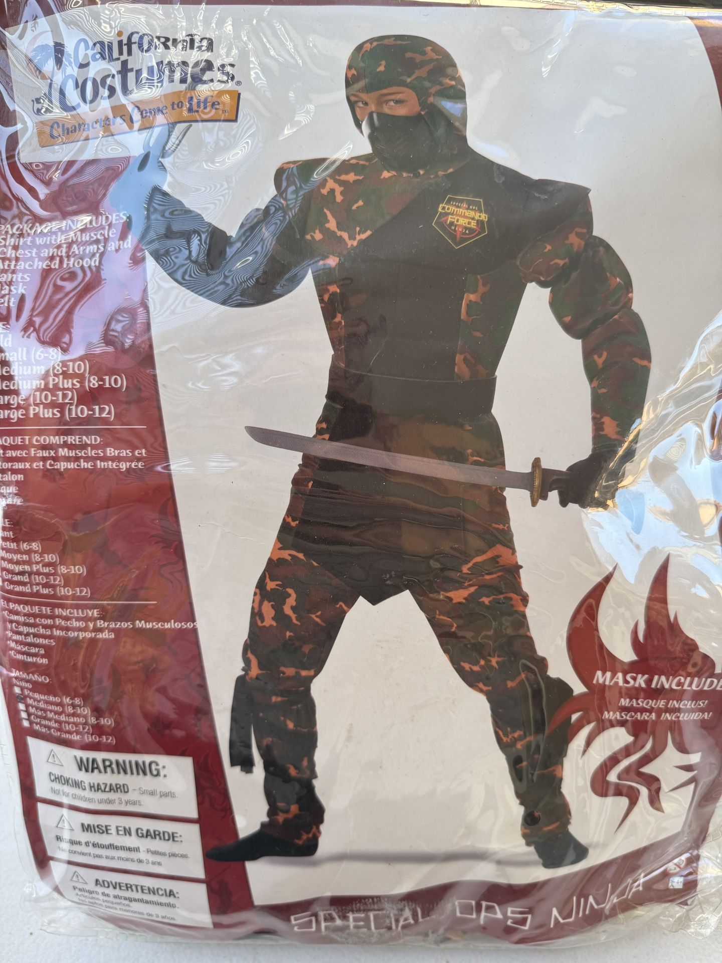 Special Ops Ninja Costume (Medium)