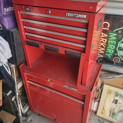Craftsman toolbox with tools