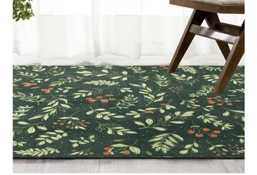New Vintage Floral Rug 4X6
