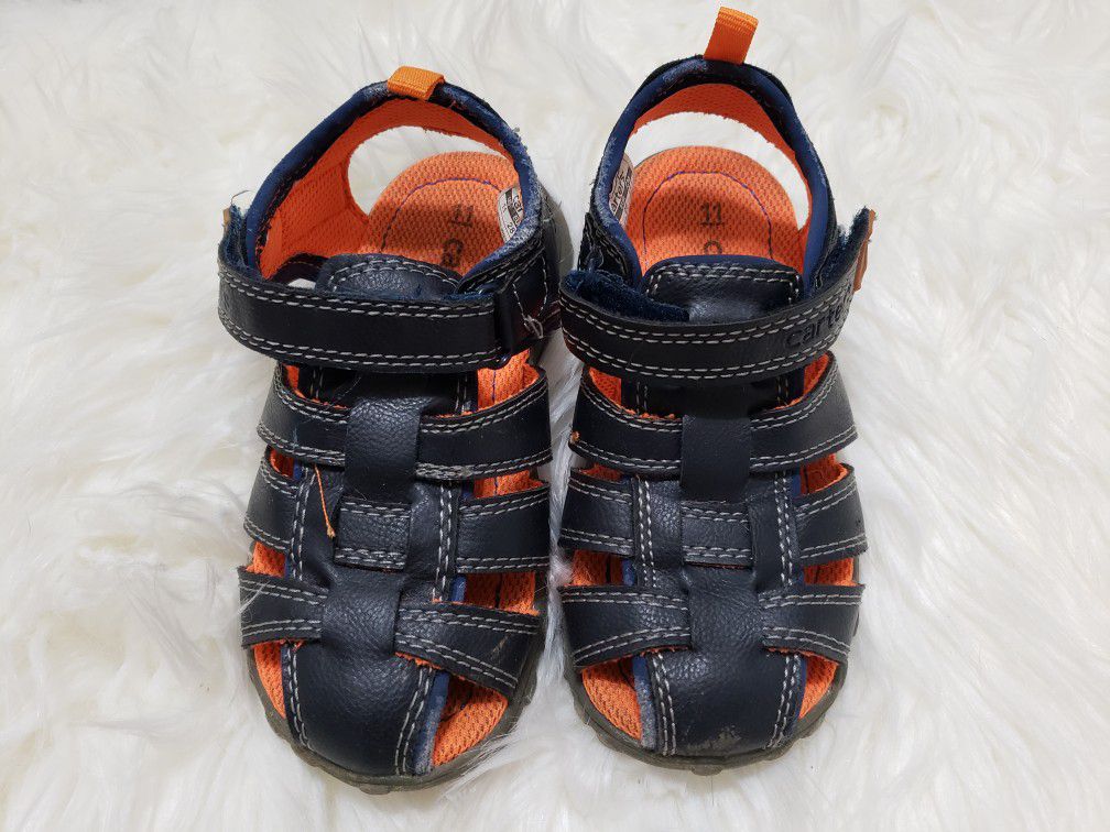 Gently used size 11 sandals from carters