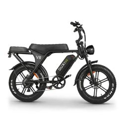 OUXI V8 Electric Bike for Adults, 10.4/15/30Ah Battery, Peak 1000/1500W
16''/20" EBike with NFC Unlock, Dual Disc Brakes, 7-speed Gears, Suitable for