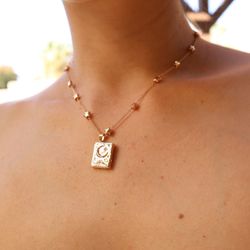 Moon And Stars Locket (Magnetic)