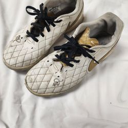 Nike Tiempo Legend Academy Ronaldinho Indoor Soccer Shoes White Youth Sz: 4