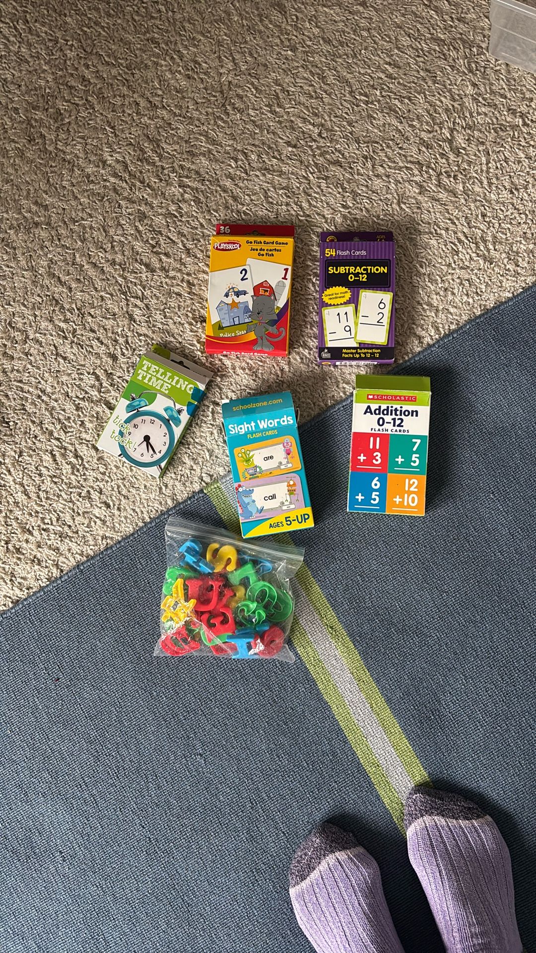 FREE Sight Words And Math Flashcards