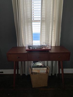 Photo Mid century 3 drawer console table