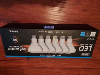 Enhance LED Bright White (6 in the Box)
8.3 Watts 
New