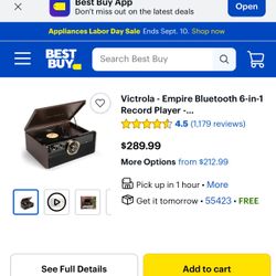 🎶 Victrola The Empire Signature Record Player