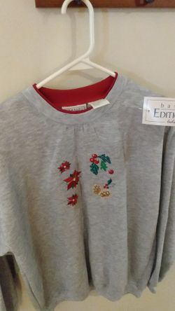 Basic edition Christmas sweatshirt.