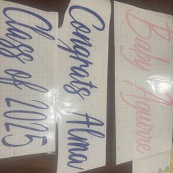 Custom decals Vinyl 