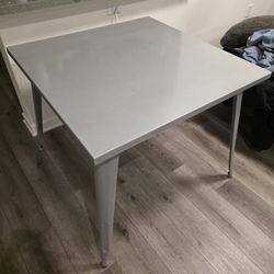 Square Steel Dining Room Table