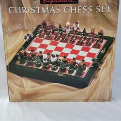Vintage Kirkland Chess Set With Handcarved Pieces