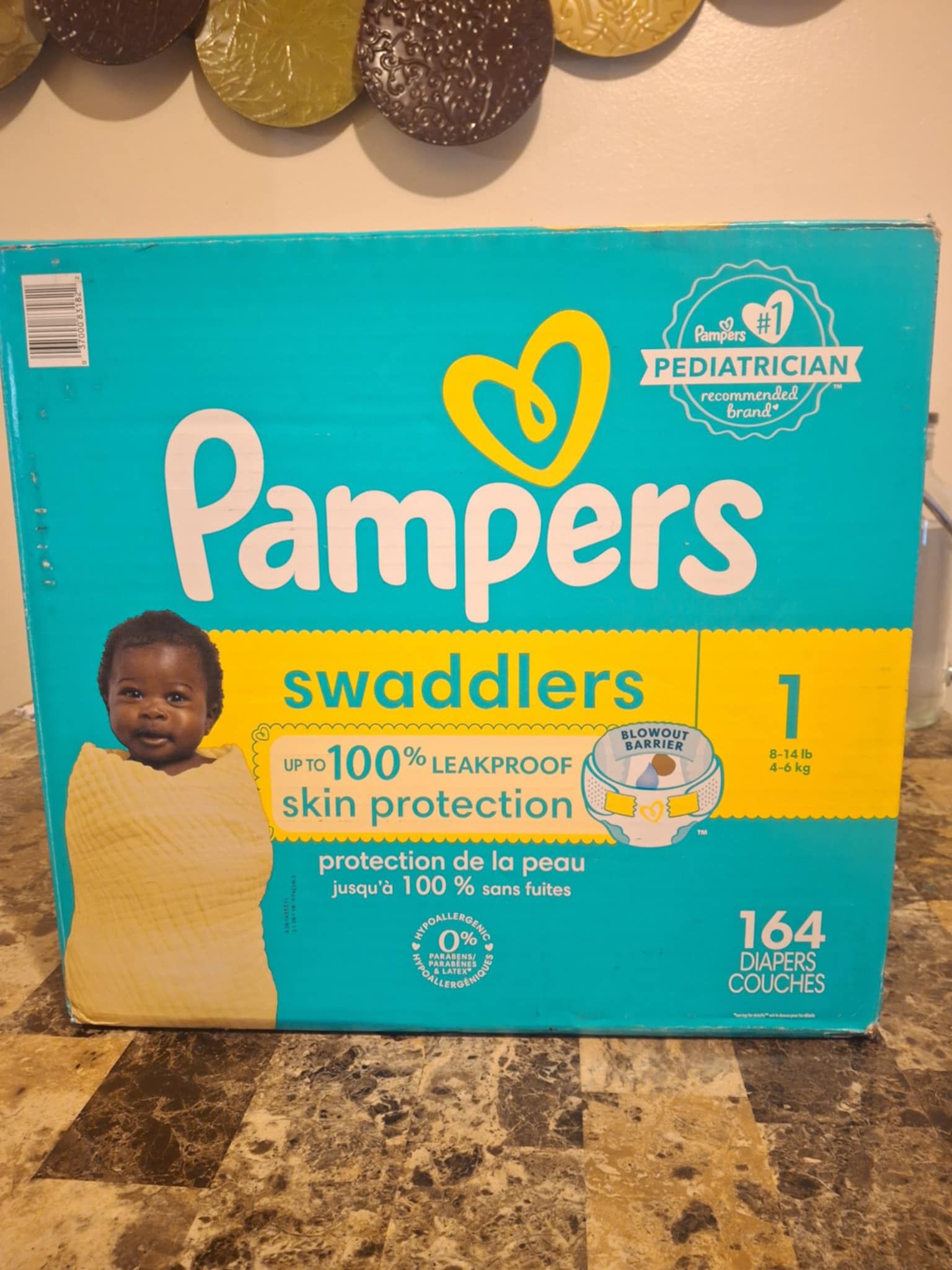 Pampers Sizes 1
