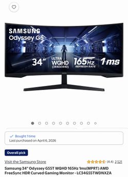 Monitor Samsung Ultrawide 34”