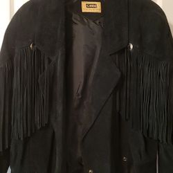 Genuine Suede Leather Jacket, size Large