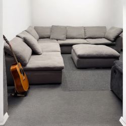 *Half priced* 6 pc Lounge ☁️ Cloud Sectional Couch - Modular - We can deliver - Editors Pick👌