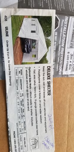 10 X 20 Shelter