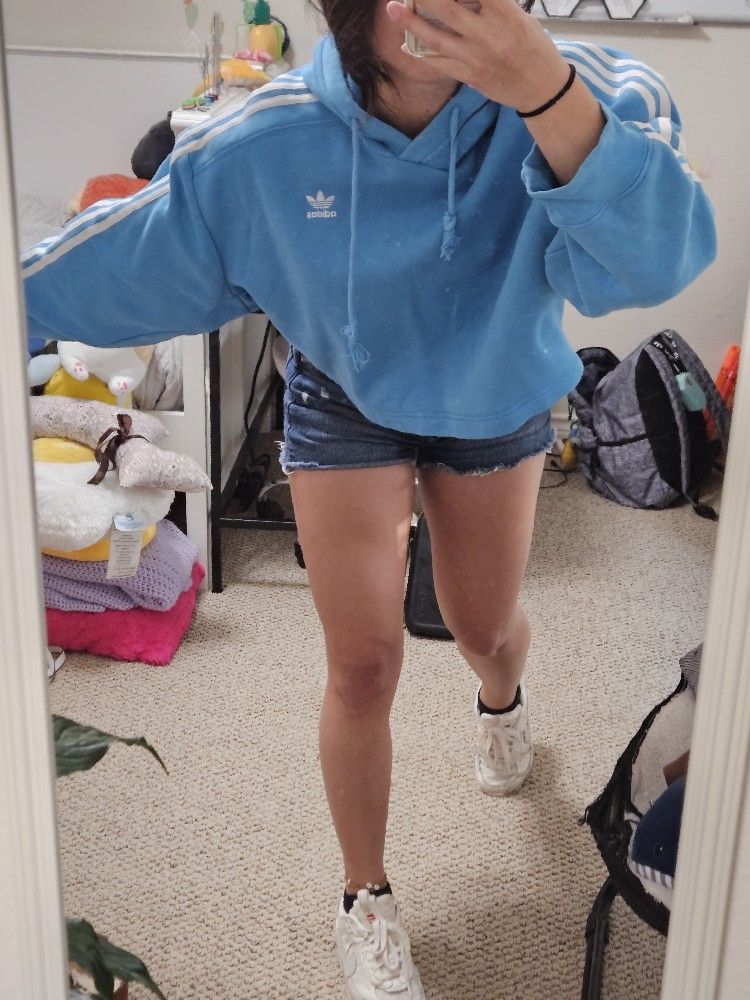 Adidas Blue Hoodie