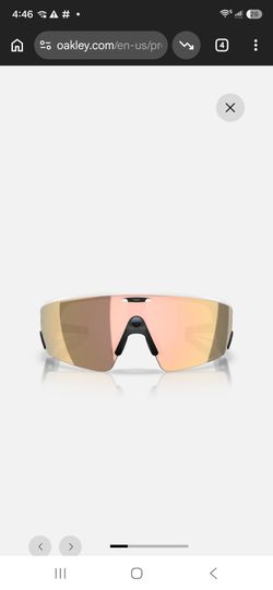 Oakley Shield Sport Sunglasses Rose Gold Lens