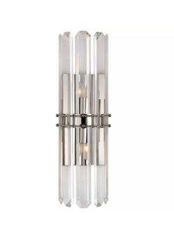  Beautiful Pair Of Bonnington Tall Sconce Wall Lamps