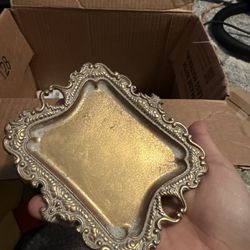 Gold Vintage Tray
