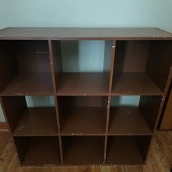 Wood Cube Shelf