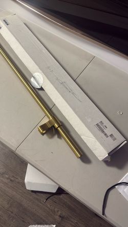 Kohler Hand Shower Slide Bar Gold New 