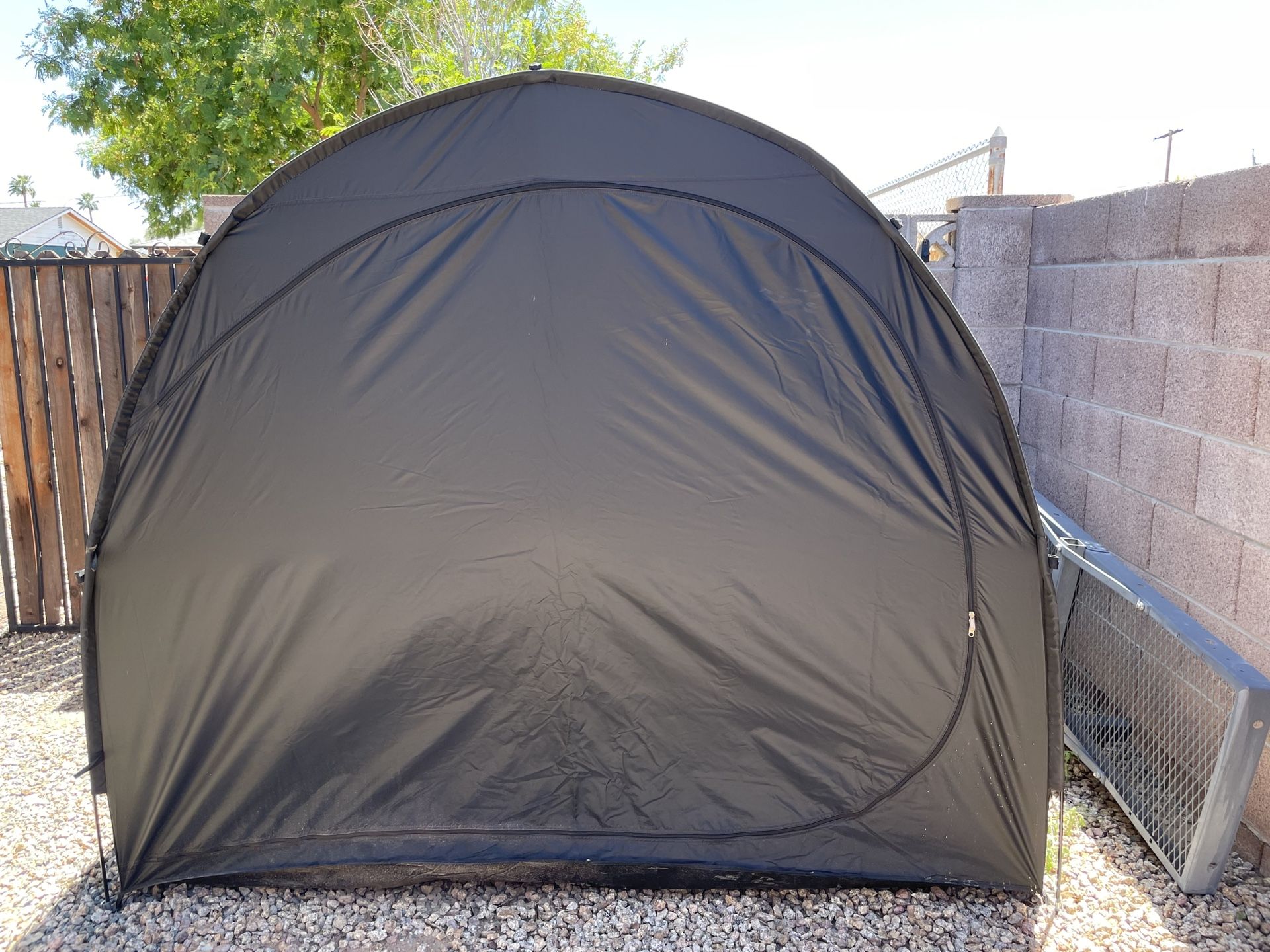 REVISED LISTING - H&ZT Bike Storage Shed Tent - 6.5' X 5.3'X 5.3' Outdoor Bike Cover - $50