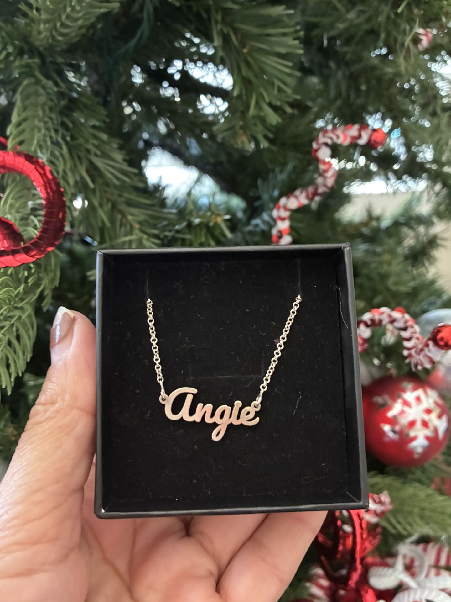 ANGIE STERLING SILVER NECKLACE … Merry Christmas 🎄