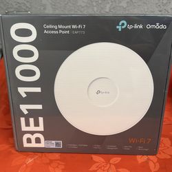 TP-Link Omada WiFi 7 Wireless Access Point | BE11000 Tri-Band | 10G Port | Business Standard