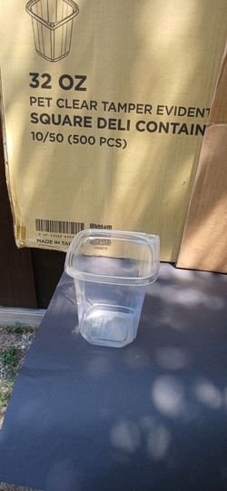 ✅️ CONTENEDORES PARA FRUTA O POSTRES DE 32 Y 24 OZ CAJA CON 500 PCS $25