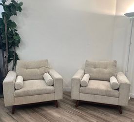 Armchair pair - delivery available