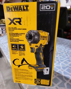 DEWALT 20V CORDLESS IMPACT XR BRUSHLESS 3 SPEED