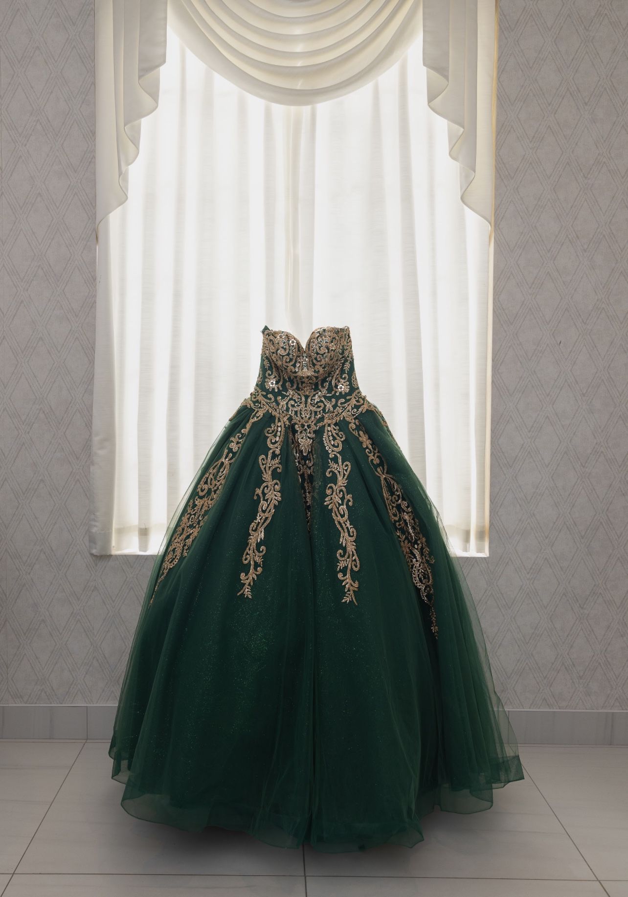 Emerald Green Sweet Sixteen/Quince Dress