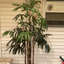 Artificial 77” Raphis Palm Tree