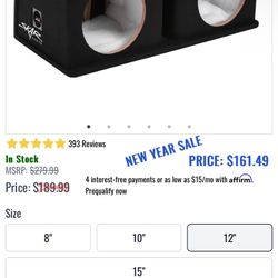Brand New Skar Audio Dual 12” Box Shoot Me An Offer