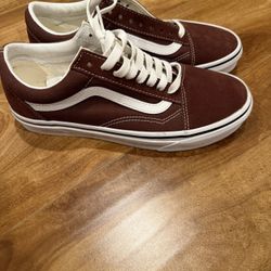 Burgundy Van shoes 