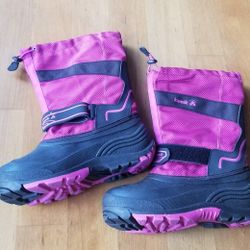 Kamik Youth Girls Snow Boots Size 6 $40