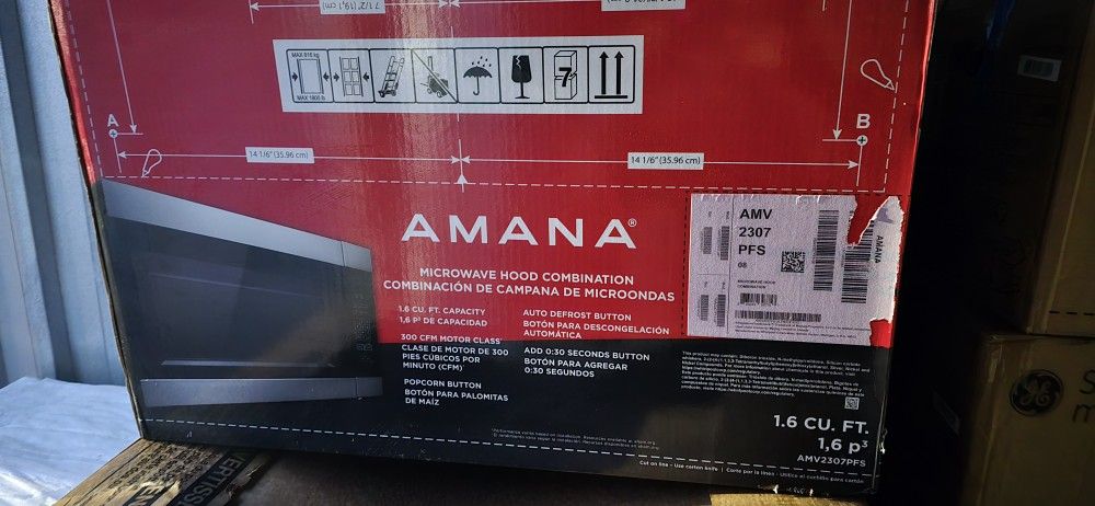 Amana Microwave Brand New) I Can Help You With Free Delivery Within 10 Miles Distance